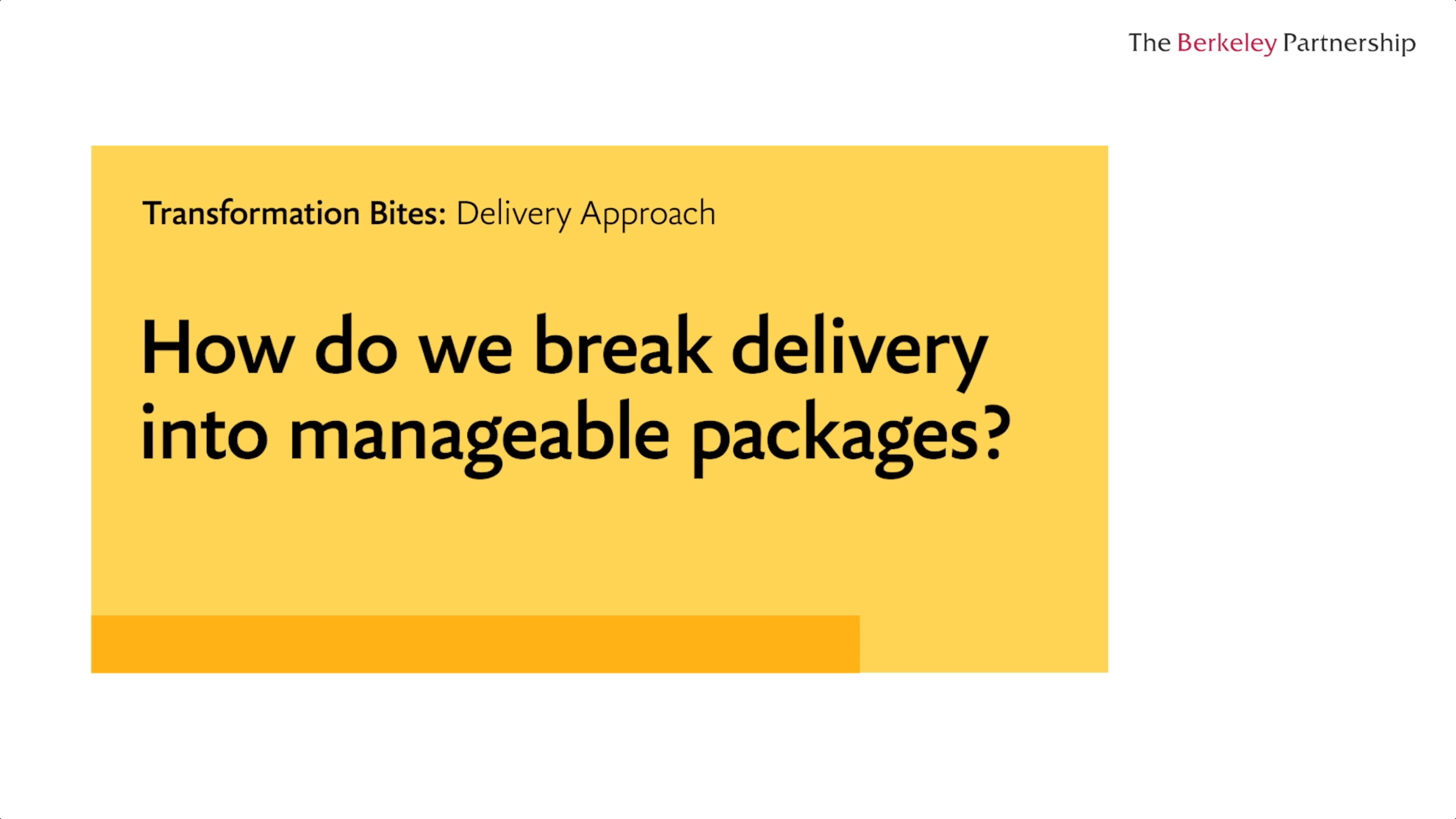 What's the right balance of responsibilities between internal and third-party teams?